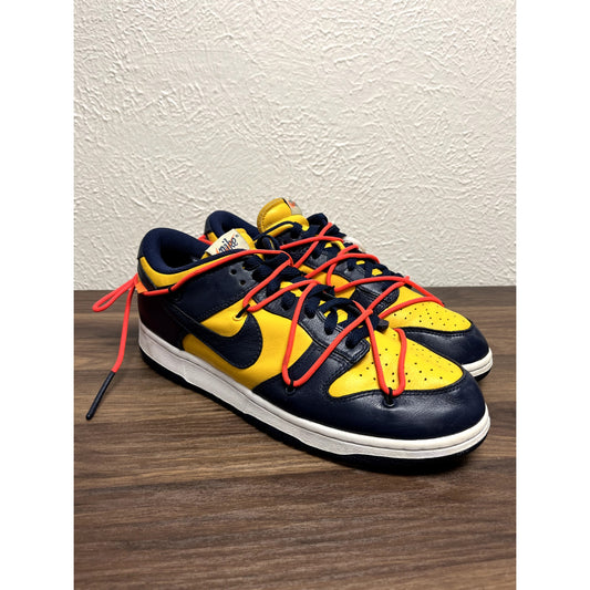 Size 11 - Nike Dunk Low x OFF-WHITE University Gold 2019 (Preowned)