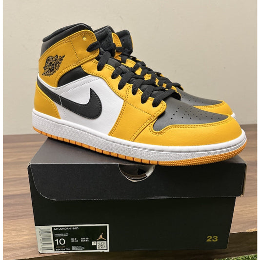 Size 10 Air Jordan 1 Mid Taxi: 554724-701