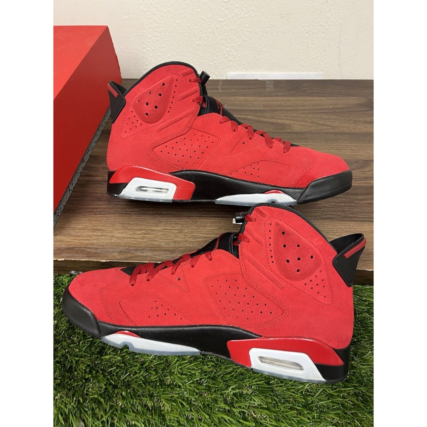 Jordan 6 Toro Bravo Red Suede CT8529-600 - Sz 14