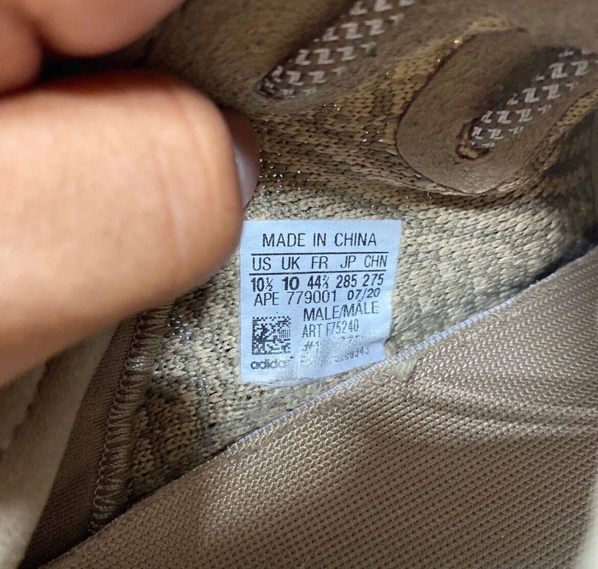 Size 10.5 - Yeezy Boost 350 V2 Sand Taupe