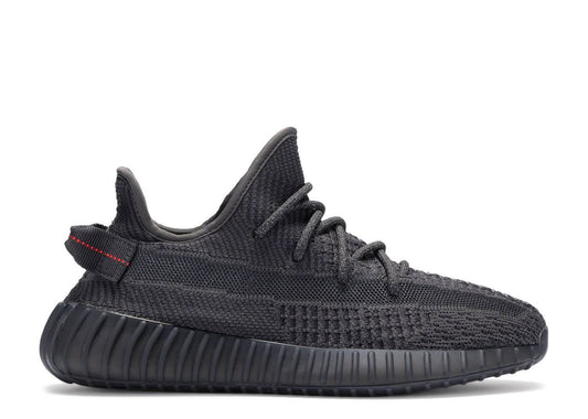Size 9.5 - adidas Yeezy Boost 350 V2 Low Black Non-Reflective
