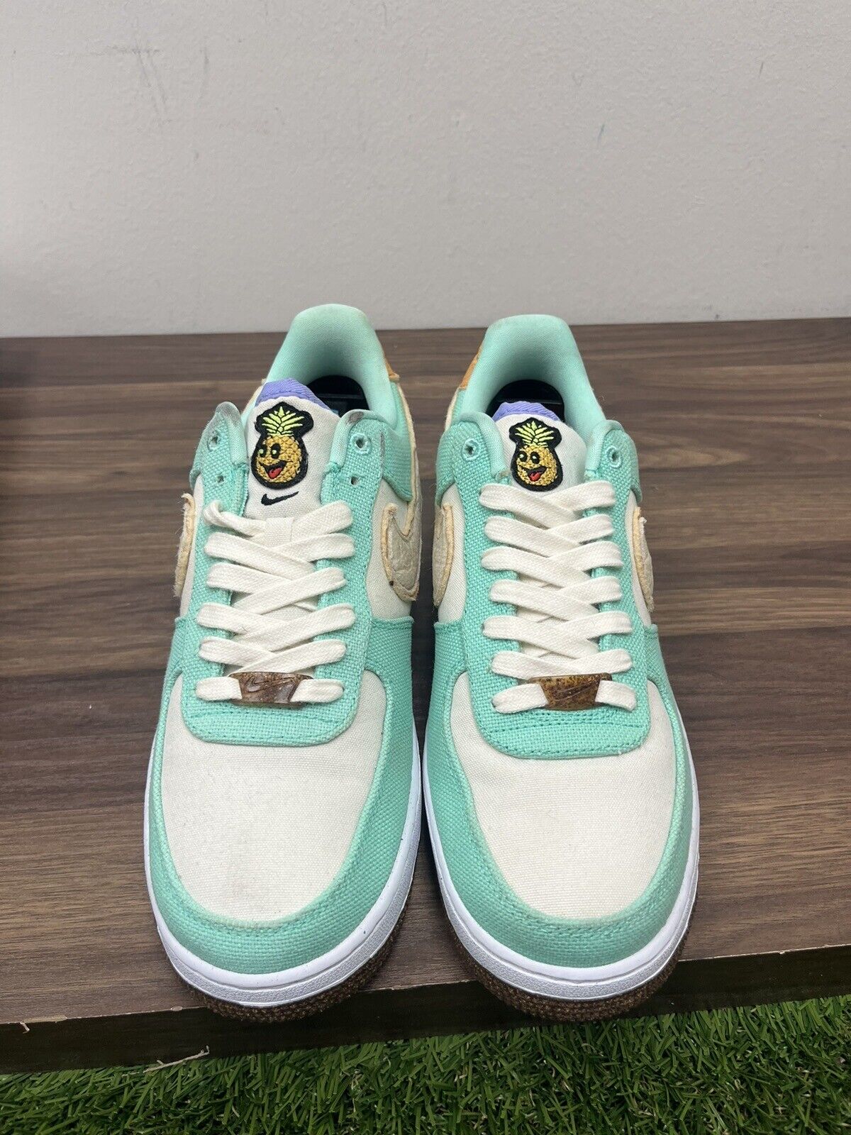 NIKE AIR FORCE 1 ‘07 LX HAPPY PINEAPPLE SHOES CZ0268 WOMENS CZ0268-300 SIZE 10.5
