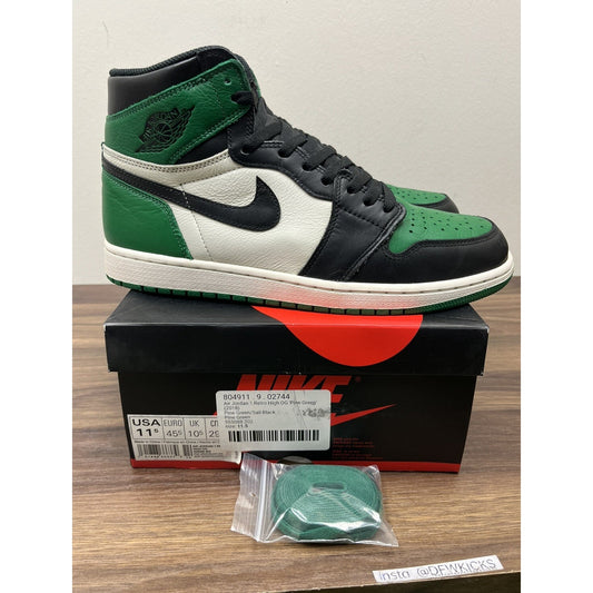 Air Jordan 1 Retro High OG Pine Green 2018 - Size 11.5 - Includes Original Box
