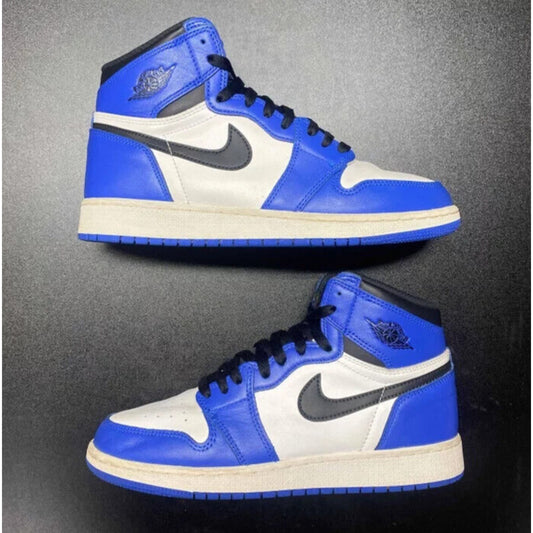 Nike Air Jordan 1 Retro High OG 'Game Royal 575441-403 (GS) Size 7Y ( 8.5 women)