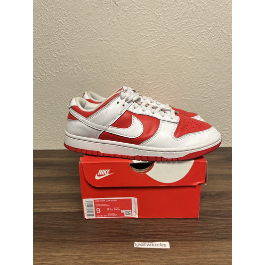 Size 9 - Nike Dunk Low Championship Red