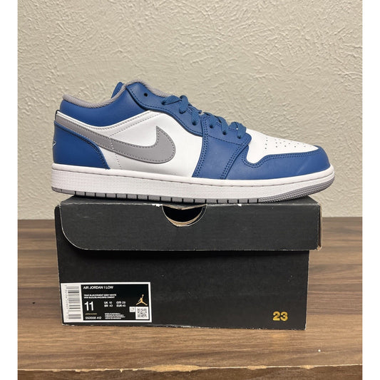 Size 11 - Jordan 1 Low True Blue Cement☀️🔥😎 Condition 9/10