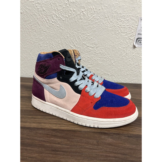 Size 7 - Aleali May x Air Jordan 1 Retro High Court Lux W