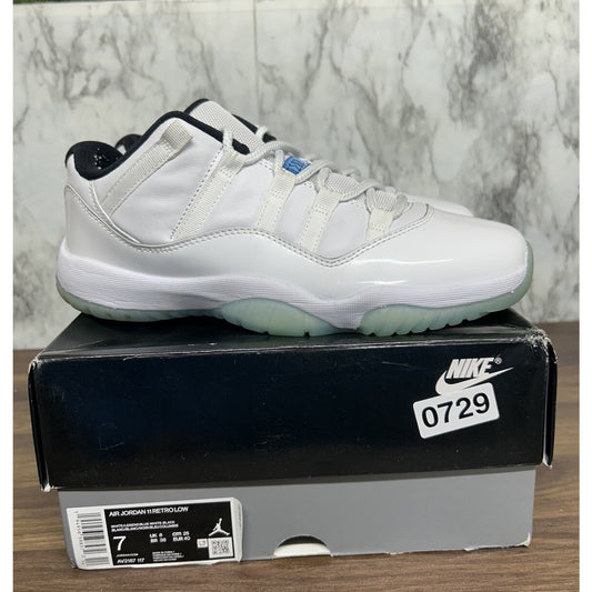 Size 7 - Jordan 11 Retro Low Legend Blue
