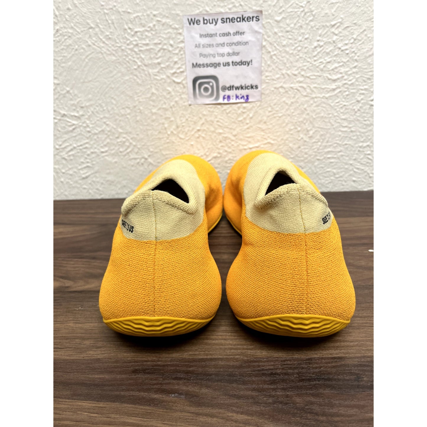 Size 7.5 - adidas Yeezy Knit Runner Sulfur