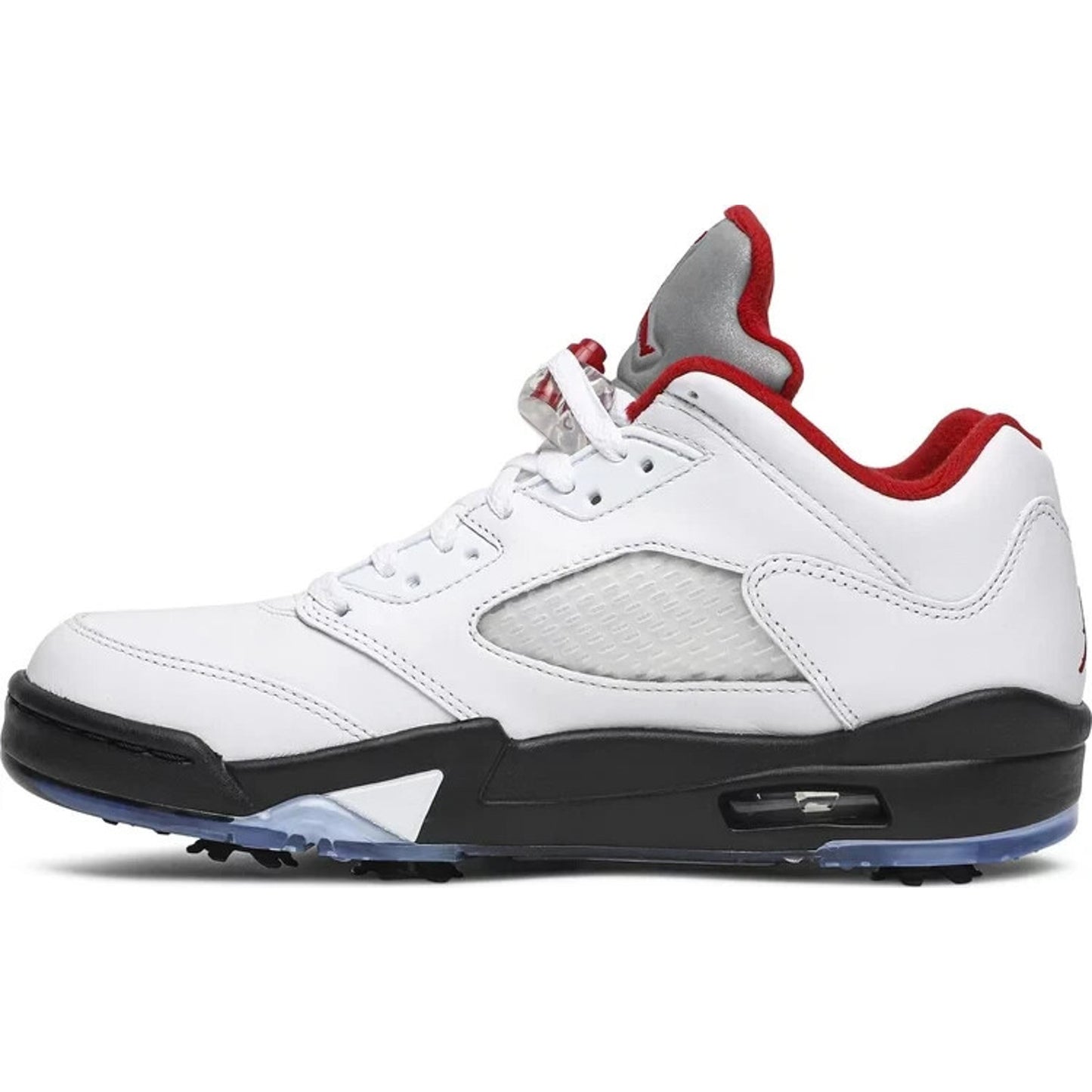 NEW Nike Air Jordan Retro V 5 Low Golf Fire Red Size 8.5 Men's White CU4523-100