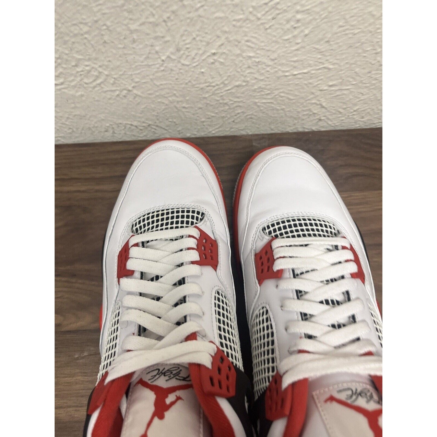 Nike Air Jordan 4 Retro OG Mid Fire Red size 13 DC7770-160 OG IV Clean White