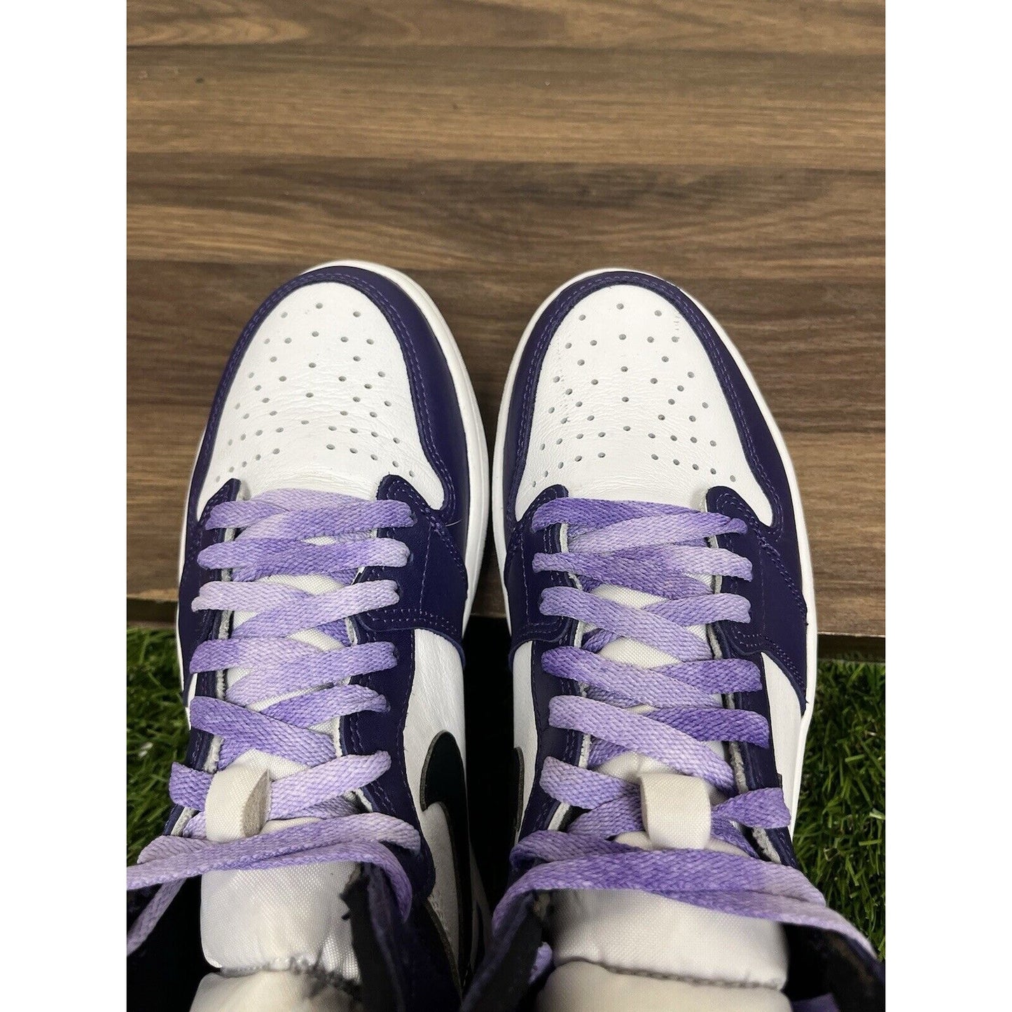 Nike Air Jordan 1 Retro OG High Court Purple 2.0 size 9.5 555088-500 *402