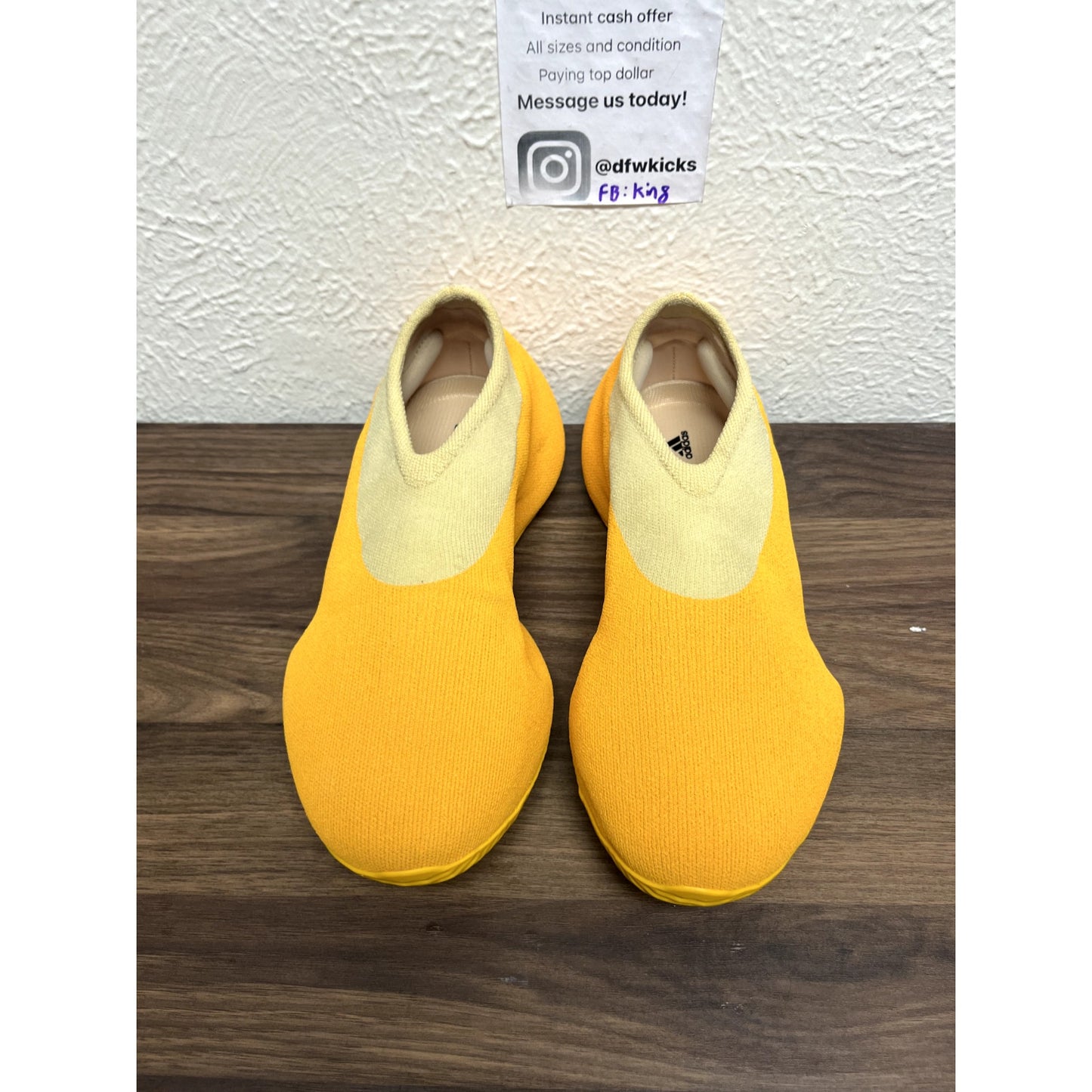 Size 7.5 - adidas Yeezy Knit Runner Sulfur