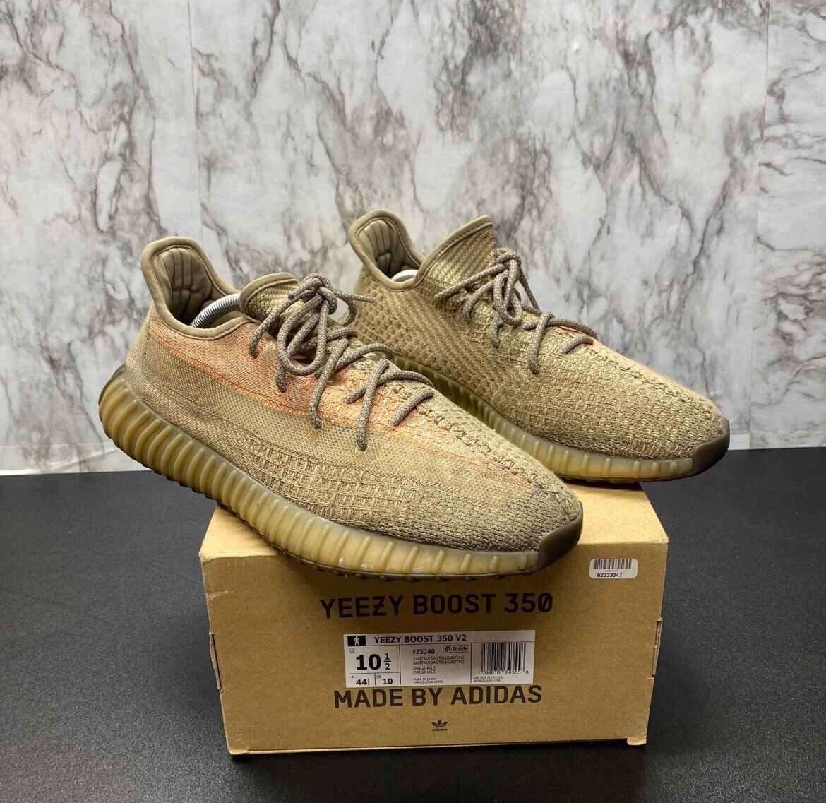 Size 10.5 - Yeezy Boost 350 V2 Sand Taupe