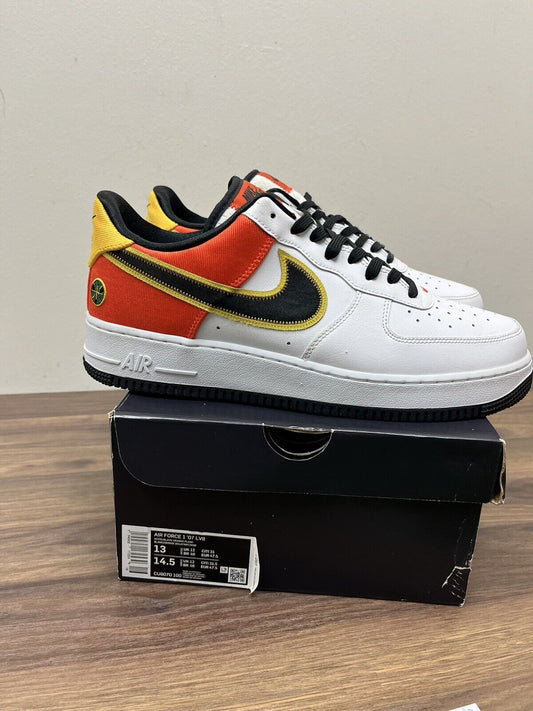 Air Force 1 Low 'Raygun' - Nike - CU8070 100 - white/black/orange Sz 13 sneakers
