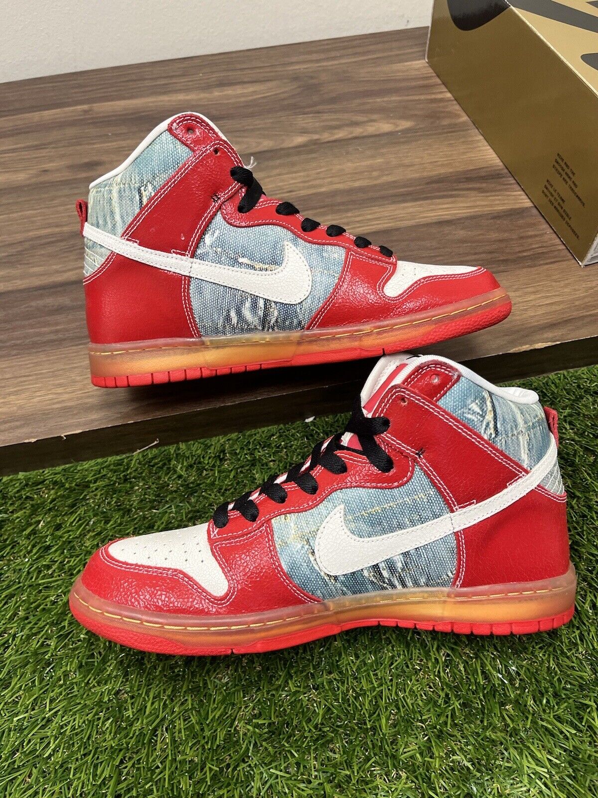 Size 9 - Nike SB Dunk High Premium Shoe Goo