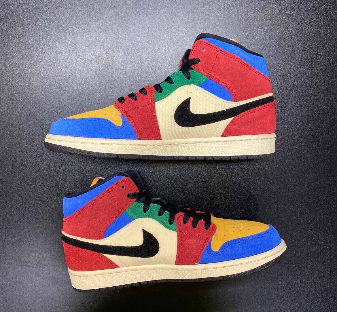 Size 10 - Jordan 1 Mid x Blue The Great Fearless 2019