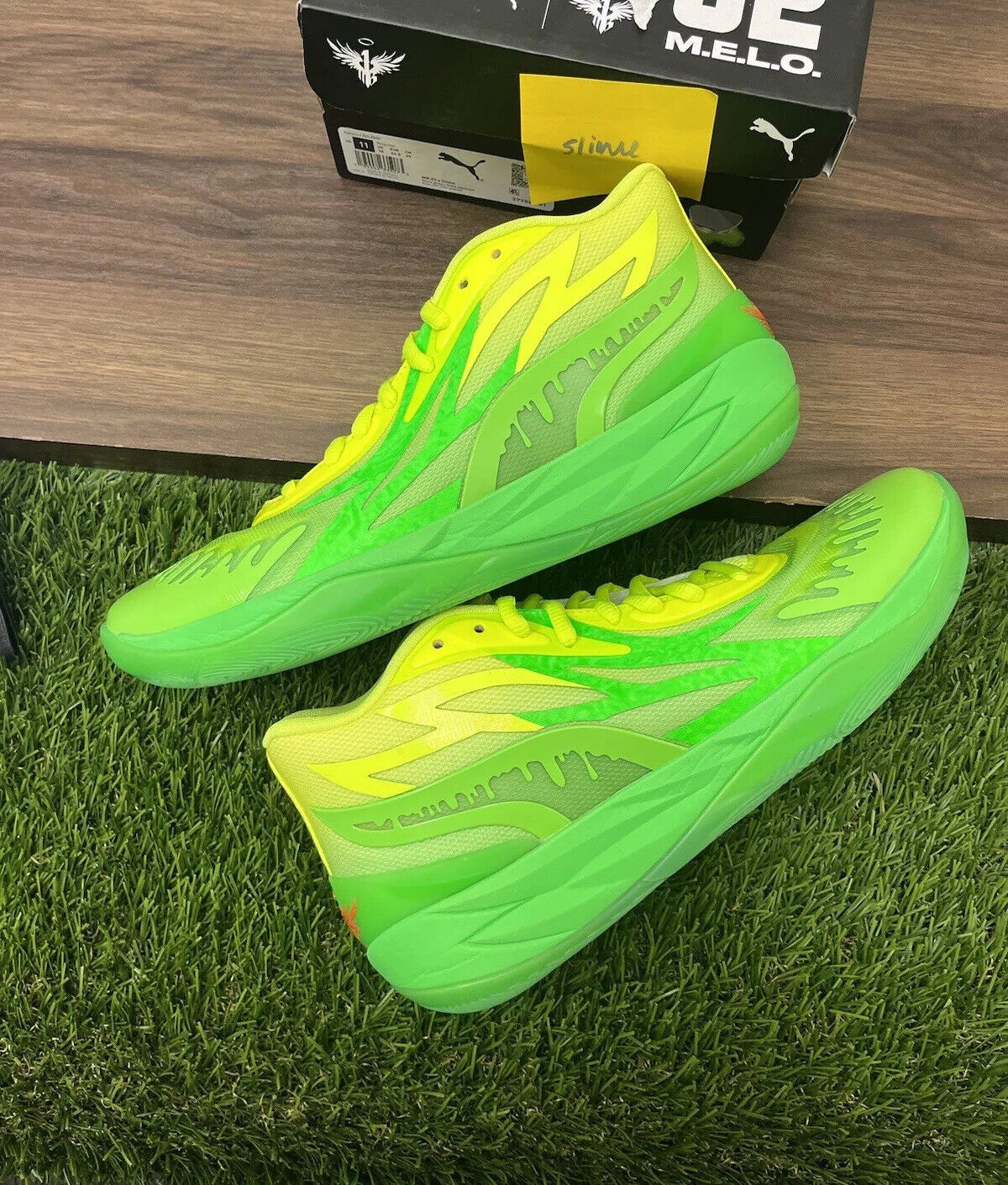 Size 11- Puma MB.02 LaMelo Ball Nickelodeon Slime