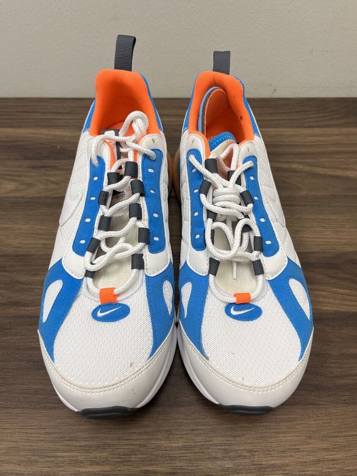 Nike Men’s Air Max 270 Futura Athletic Shoes White/Orange Size 8.5  AO1569-100