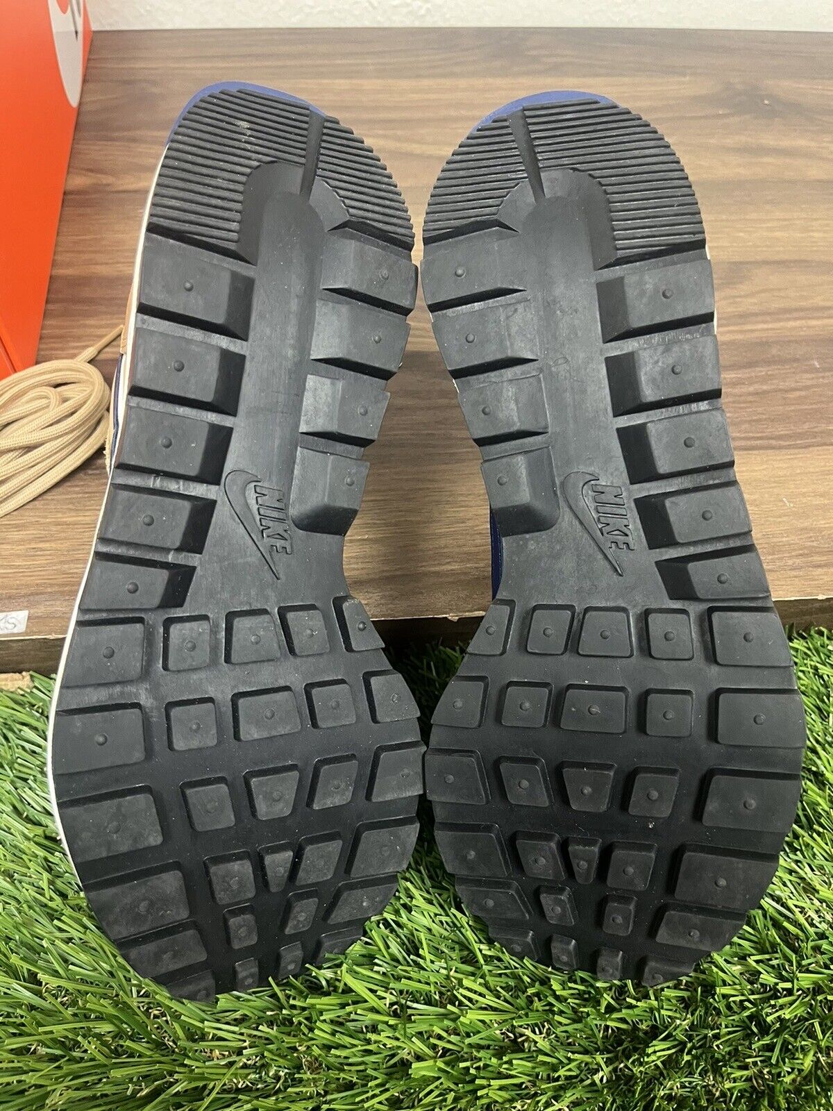 Size 6 - Nike VaporWaffle x Sacai Tan Navy