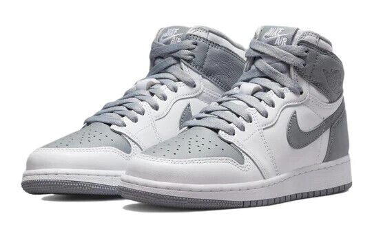 Nike Air Jordan 1 Retro High OG Stealth White Shoes 575441-037 555088-037 GS Men