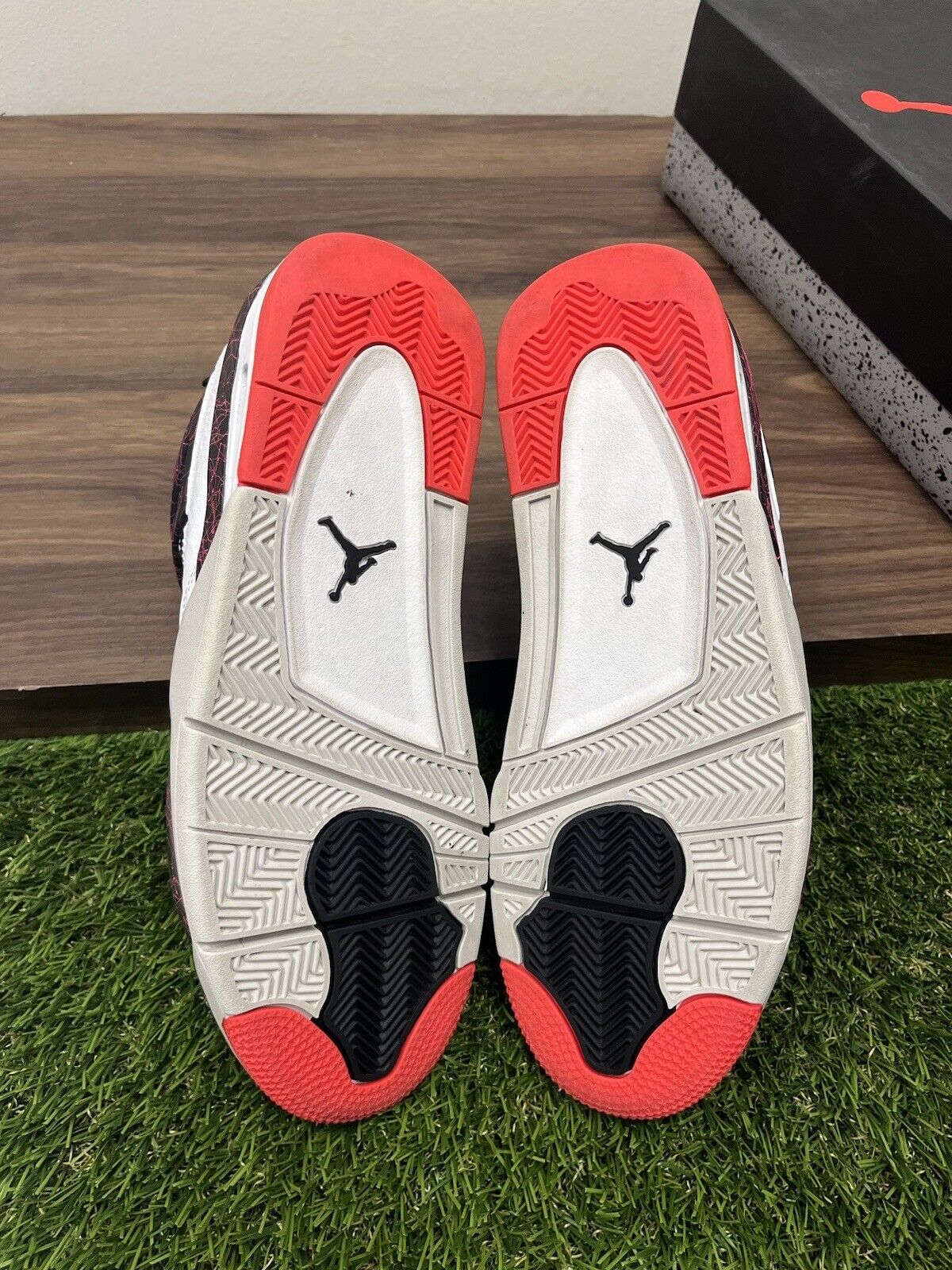 Nike Air Jordan 4 Retro Flight Nostalgia/Pale  Citron Size11.5 308497-116 White