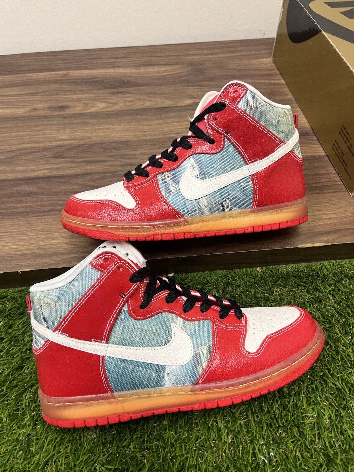 Size 9 - Nike SB Dunk High Premium Shoe Goo