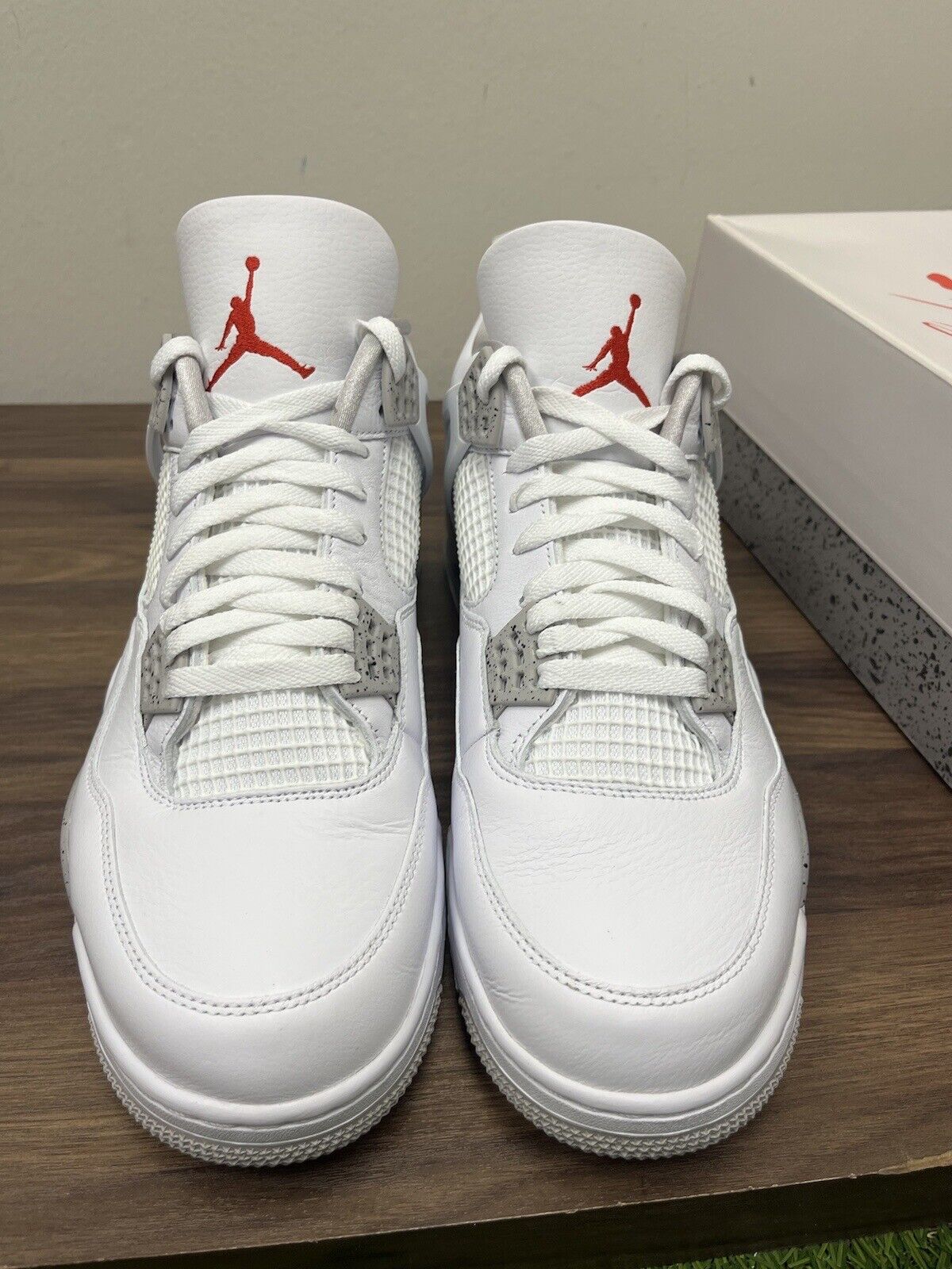 Nike Air Jordan 4 Retro White Oreo Size 14 CT8527-100 OG IV Bred cement 