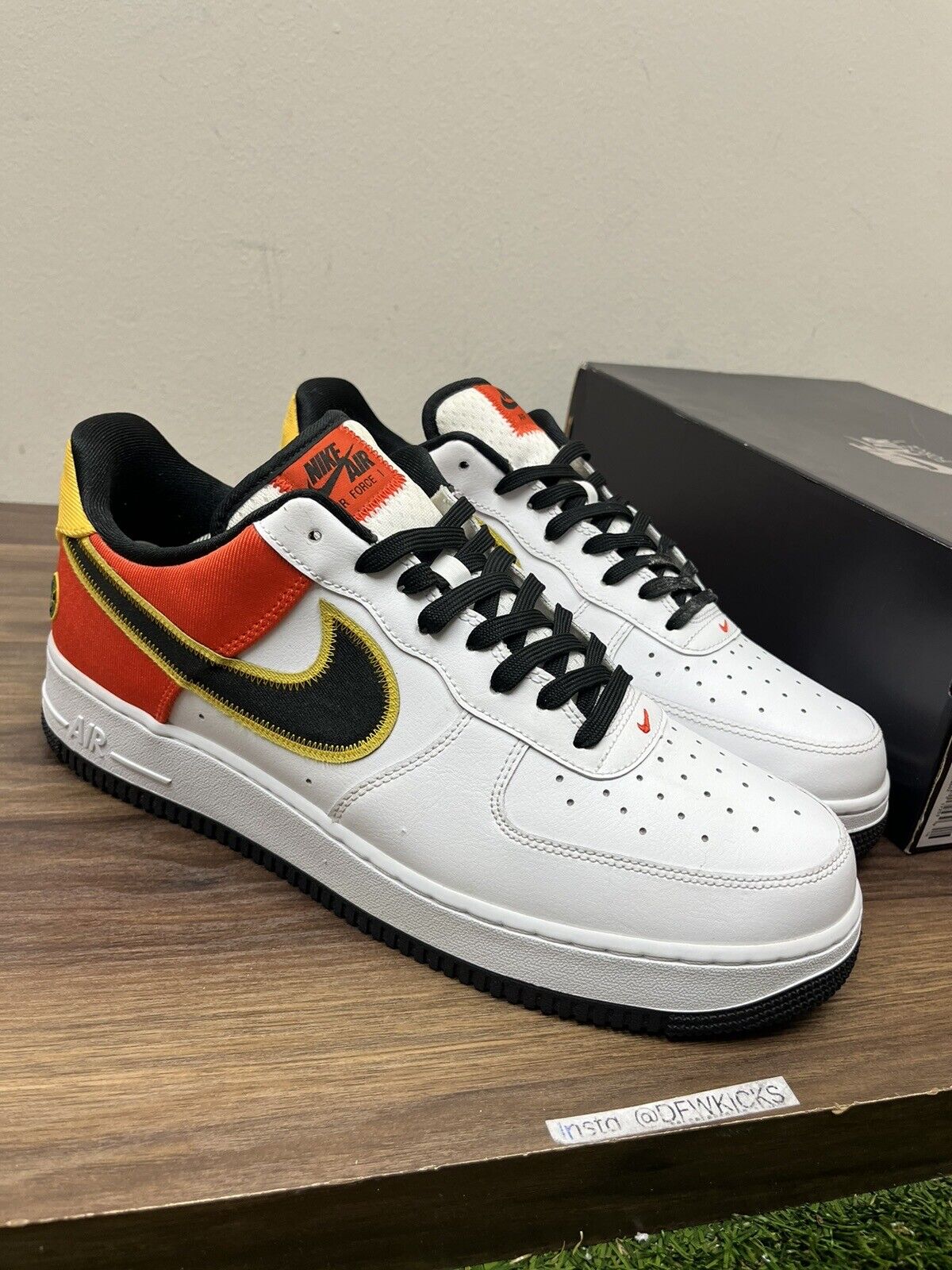 Air Force 1 Low 'Raygun' - Nike - CU8070 100 - white/black/orange Sz 13 sneakers