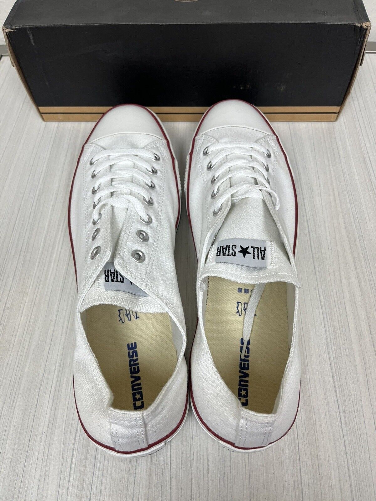 Converse Unisex CT All Star OX X7652 White Casual Shoes Sneakers Size M 15