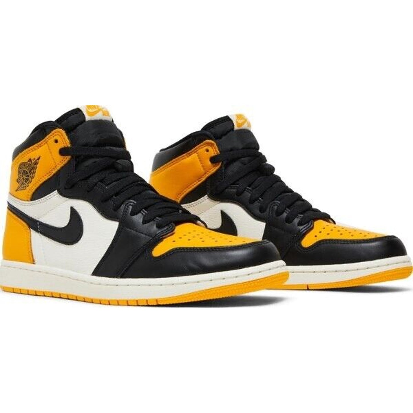 NIB Nike Air Jordan 1 Retro High OG - Yellow Toe - mens 9.5 (555088-711)