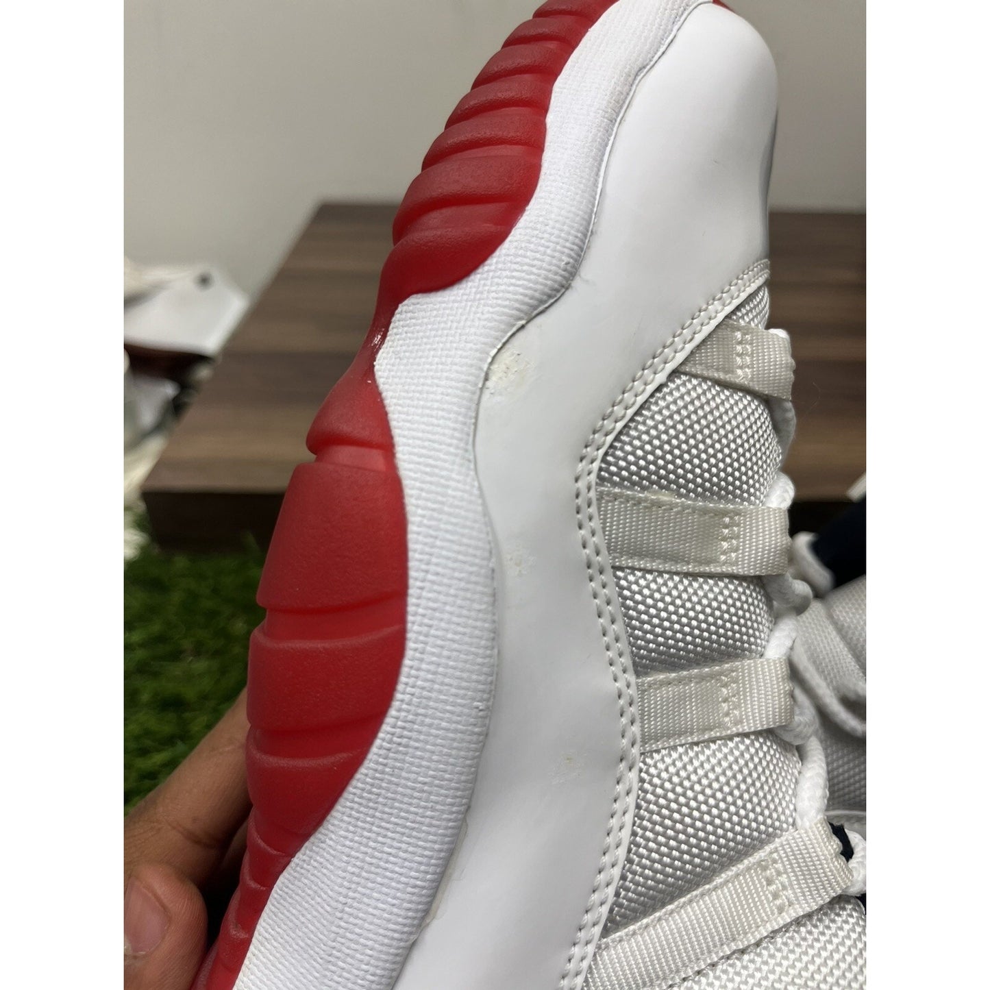 Size 12 - Jordan 11 Retro Low Cherry Bottom 2012 528895 101