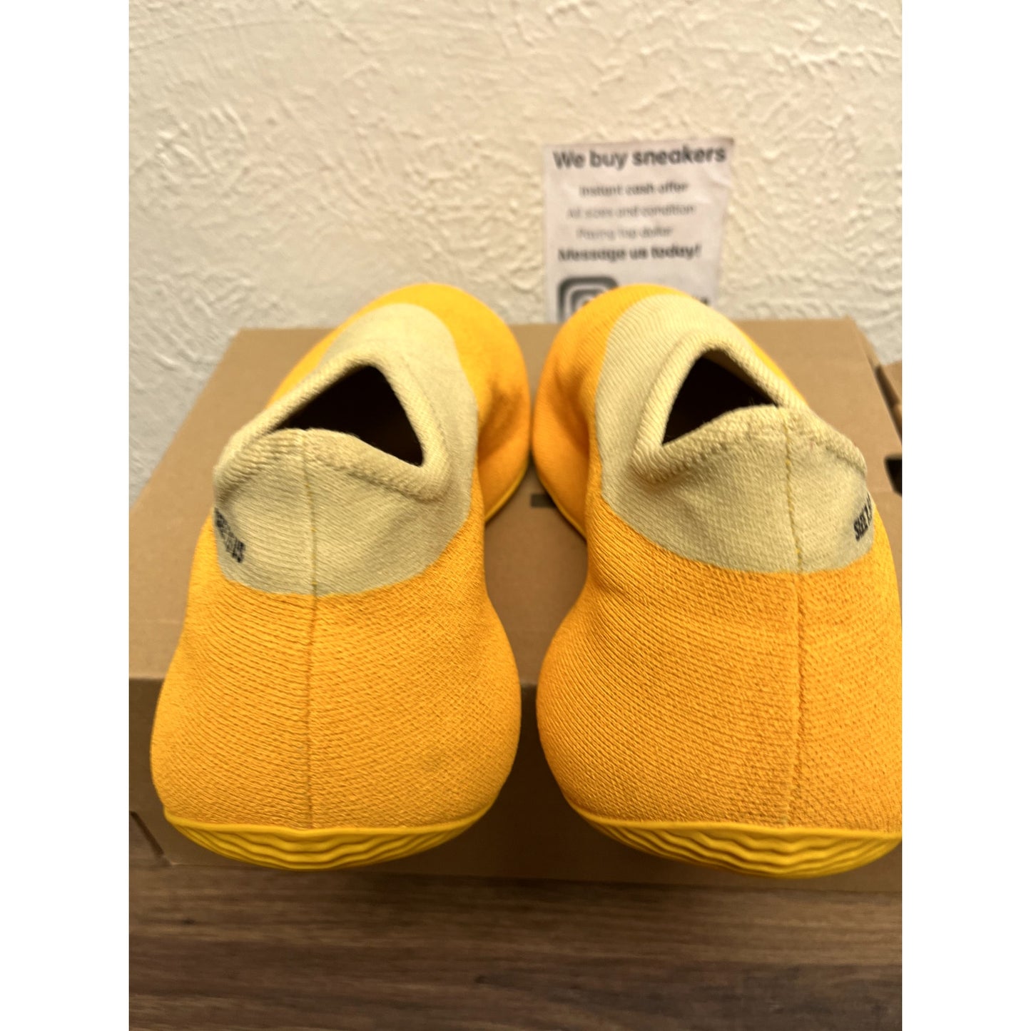 Size 7.5 - adidas Yeezy Knit Runner Sulfur