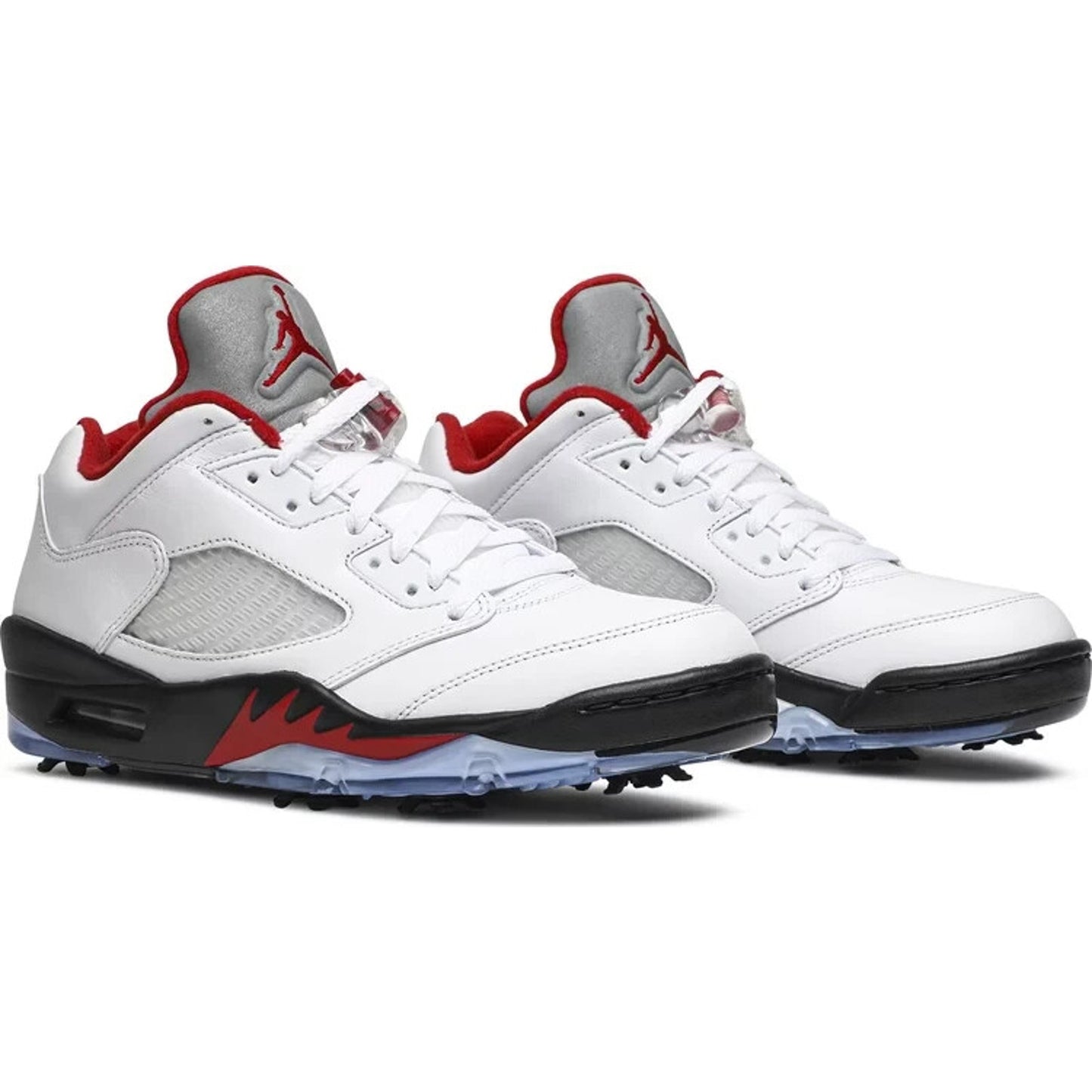 NEW Nike Air Jordan Retro V 5 Low Golf Fire Red Size 8.5 Men's White CU4523-100