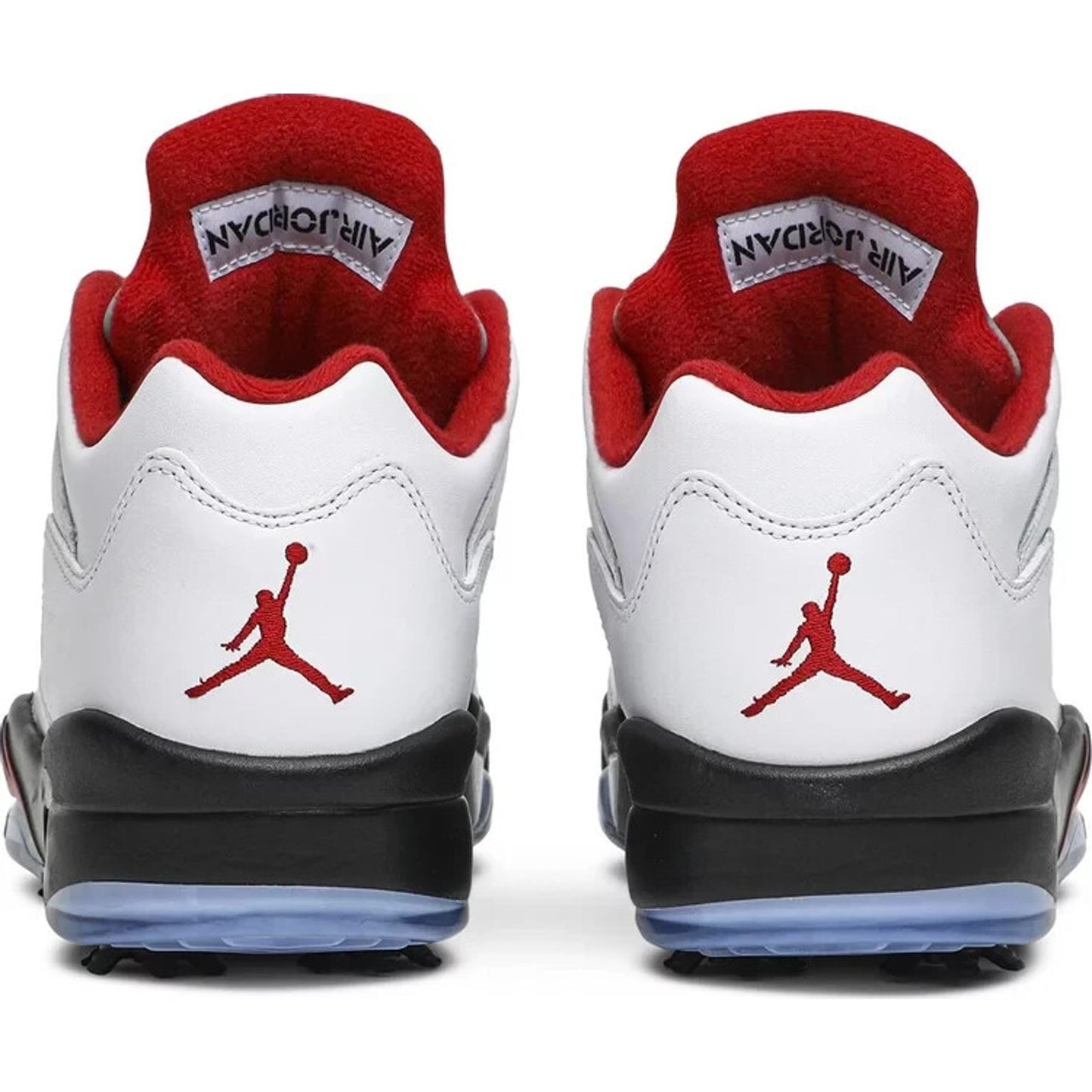 NEW Nike Air Jordan Retro V 5 Low Golf Fire Red Size 8.5 Men's White CU4523-100