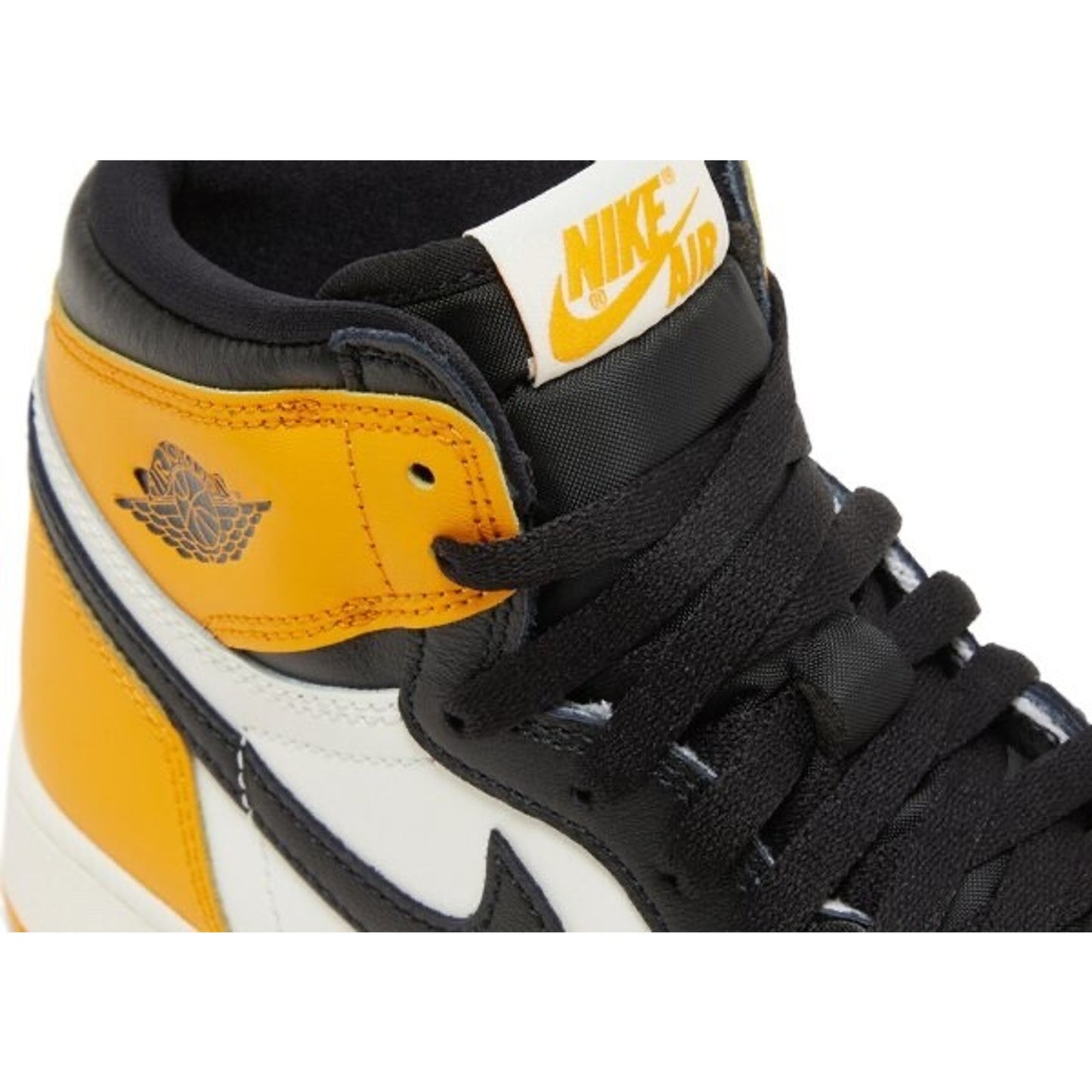 NIB Nike Air Jordan 1 Retro High OG - Yellow Toe - mens 9.5 (555088-711)