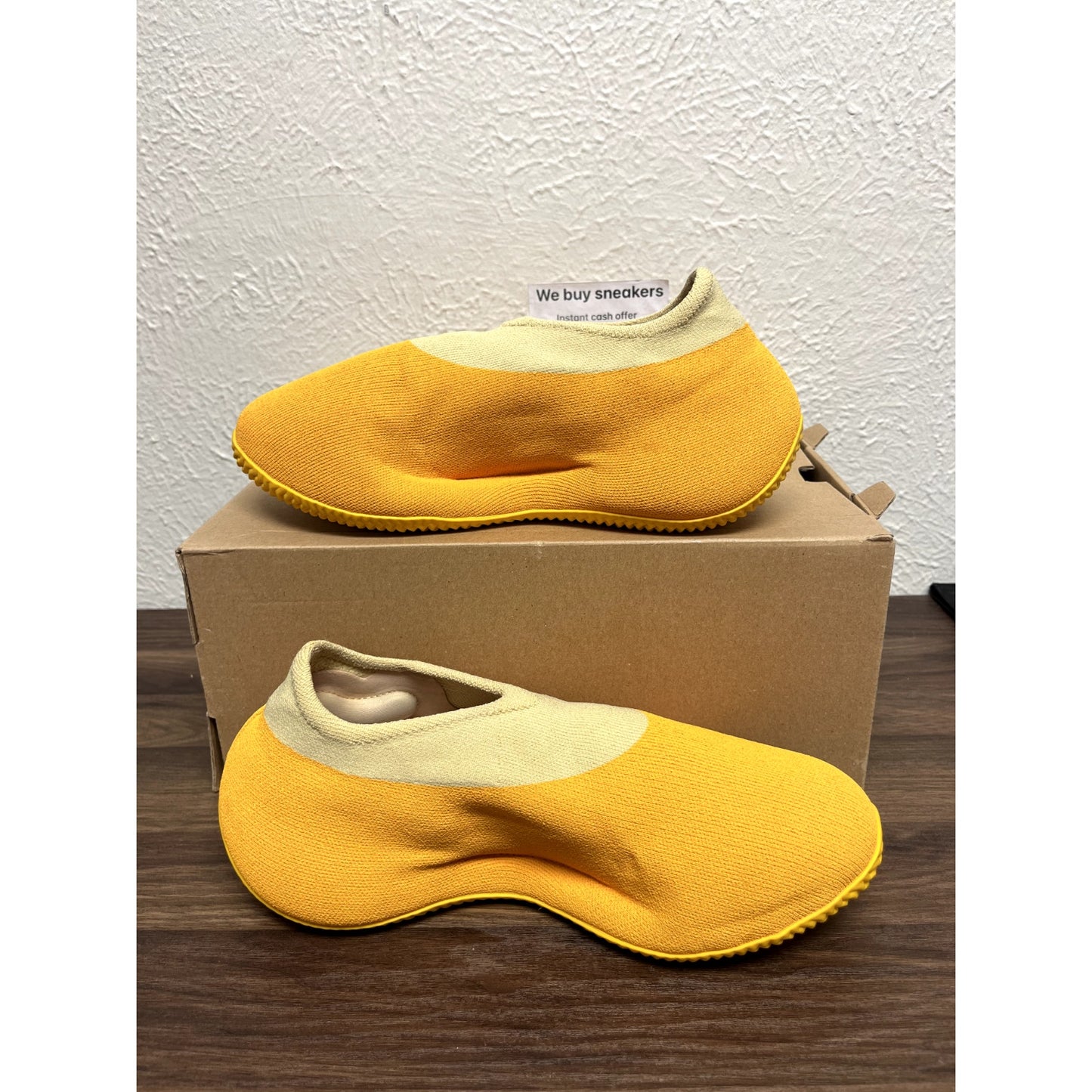 Size 7.5 - adidas Yeezy Knit Runner Sulfur