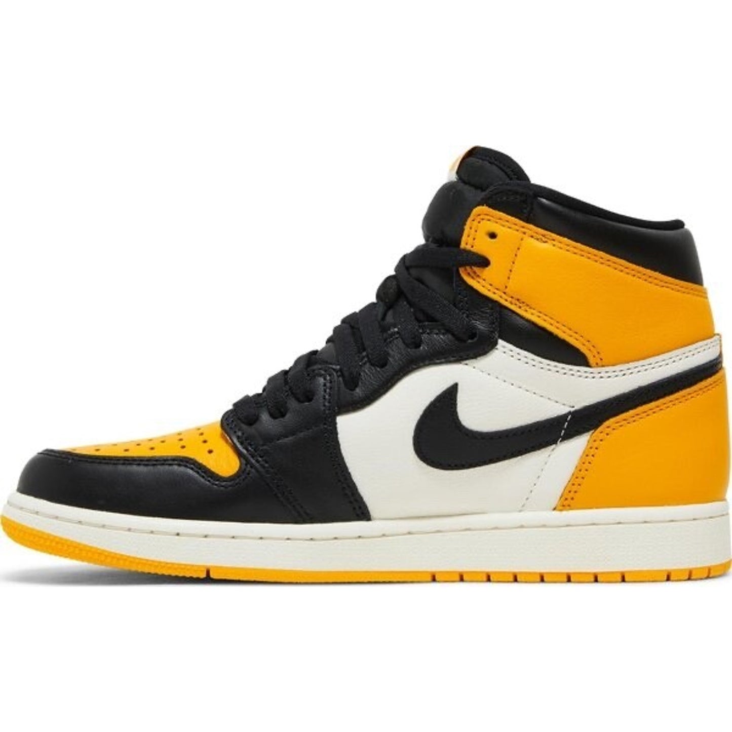 NIB Nike Air Jordan 1 Retro High OG - Yellow Toe - mens 9.5 (555088-711)