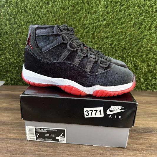 Air Jordan 11 Retro "Bred Velvet" — Women's Size 7